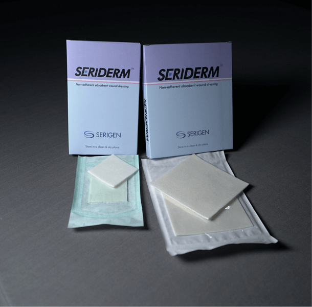 Seriderm - Advanced wound dressing with silk protein