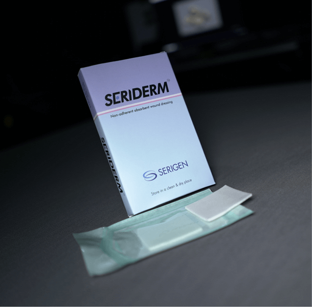Seriderm - Wound dressing with Silk Protein