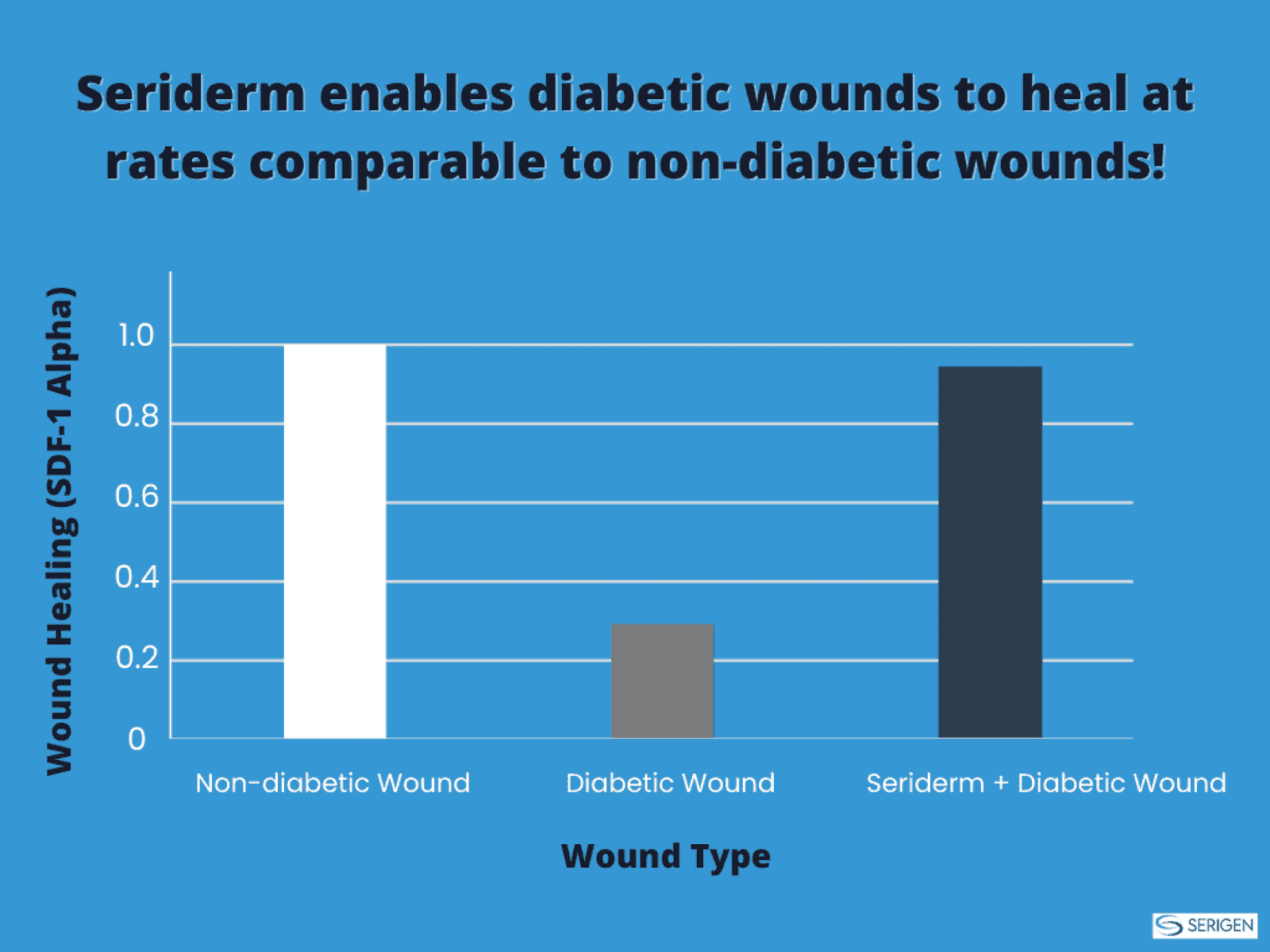 Seriderm - Faster healing for diabetic wounds