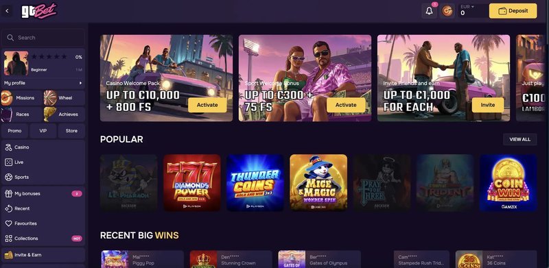 Read more about the article Gtbet Casino: De Beste Casinospelletjes voor Nederlandse Spelers