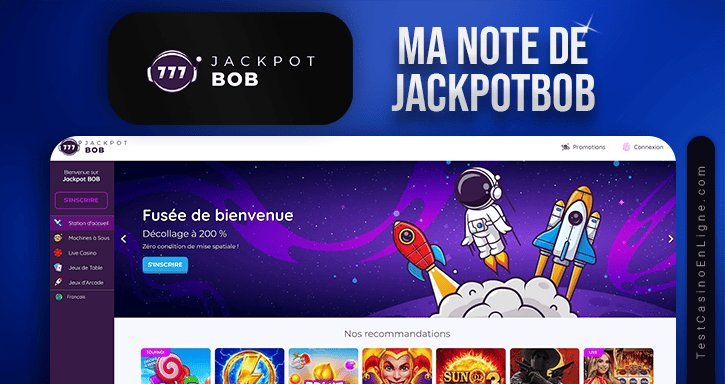 You are currently viewing Découvrez les Bonus sans Dépôt au Jackpot Bob Casino en Ligne France